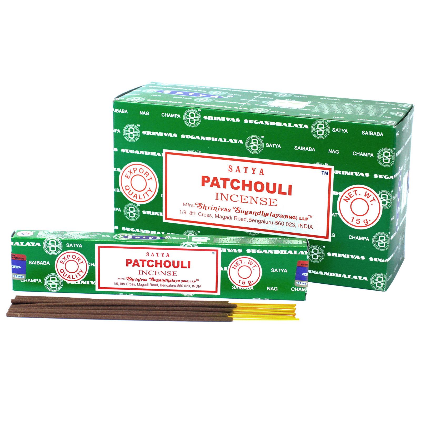 Satya Incense 15gm - Patchouli - Image 2