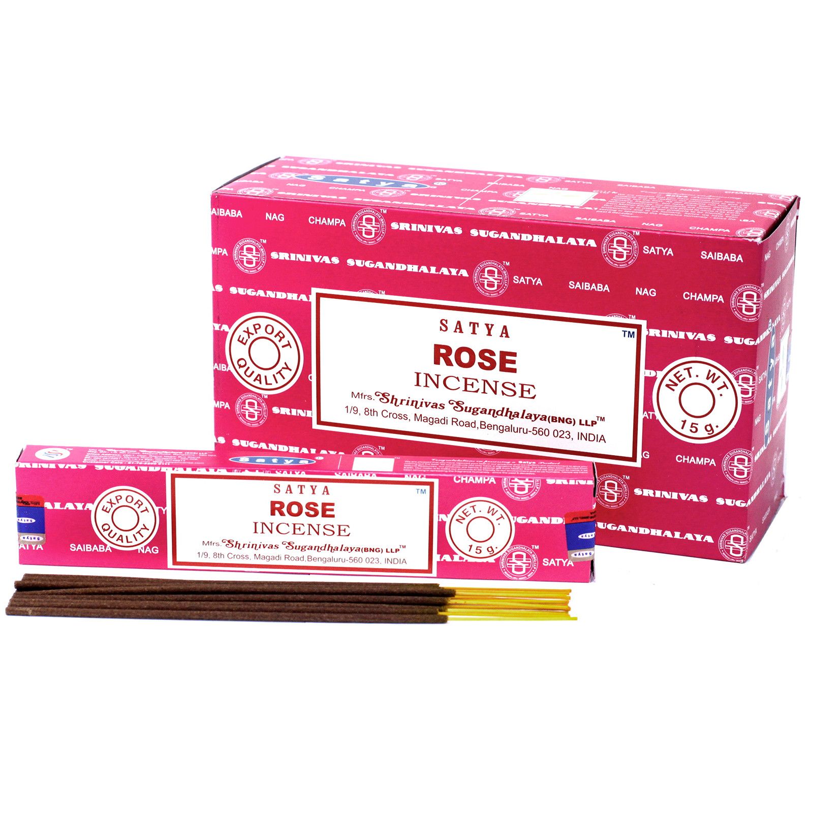 Satya Incense 15gm - Rose - Image 3