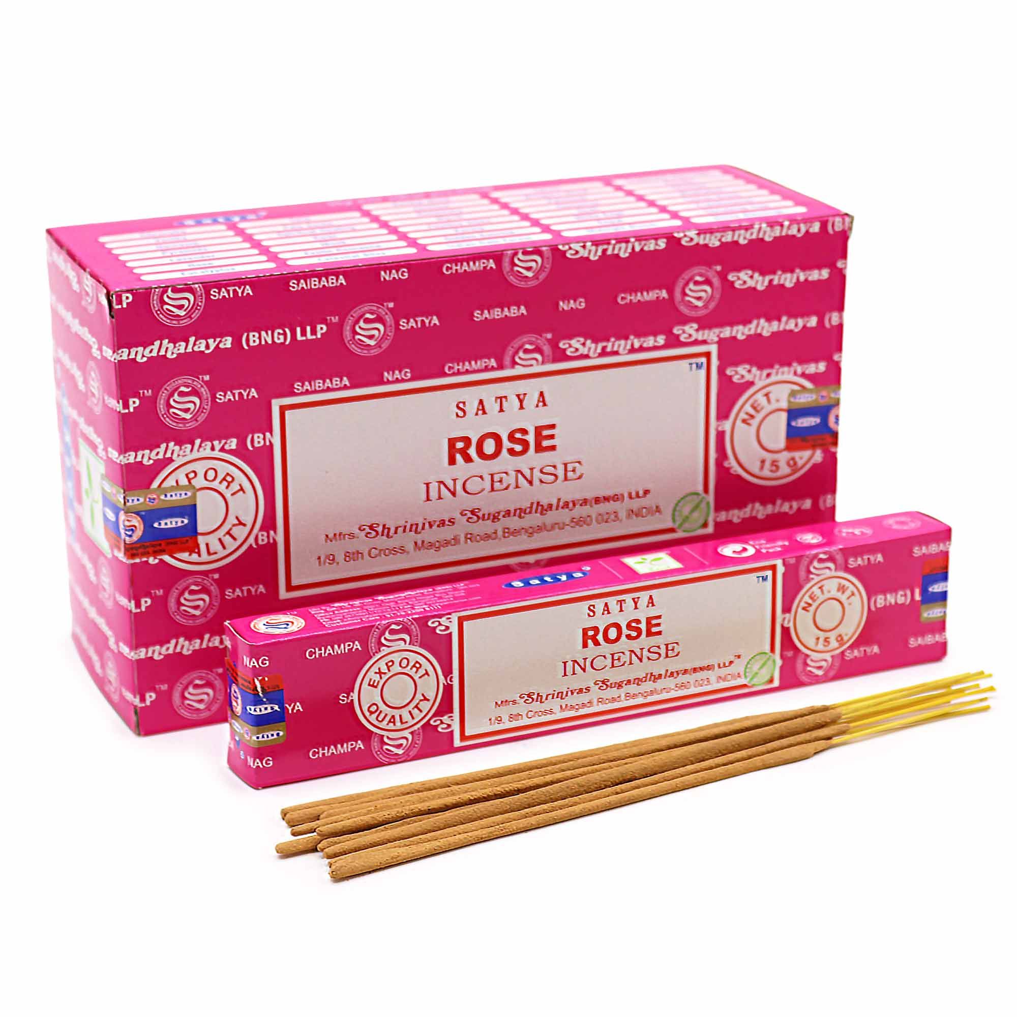 Satya Incense 15gm - Rose - Image 2