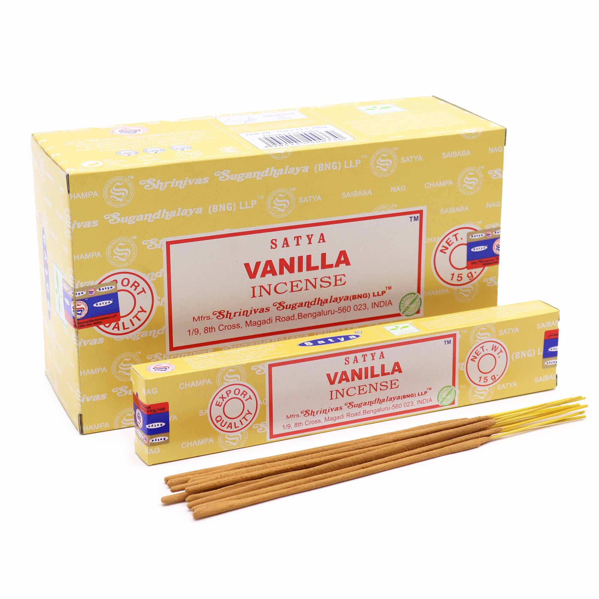 Satya Incense 15gm - Vanilla - Image 2