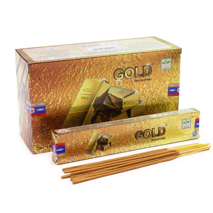 Satya Incense 15gm - Gold - Image 2