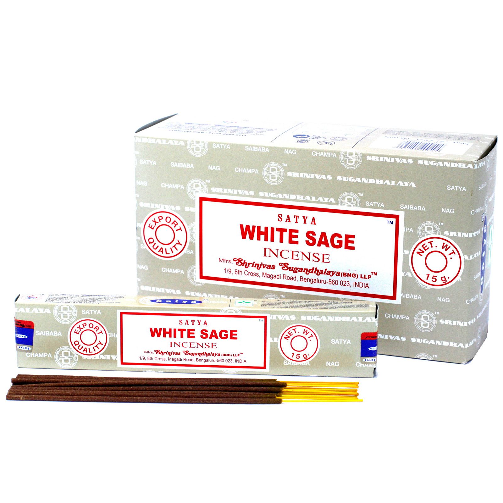 Satya Incense 15gm - White Sage - Image 2