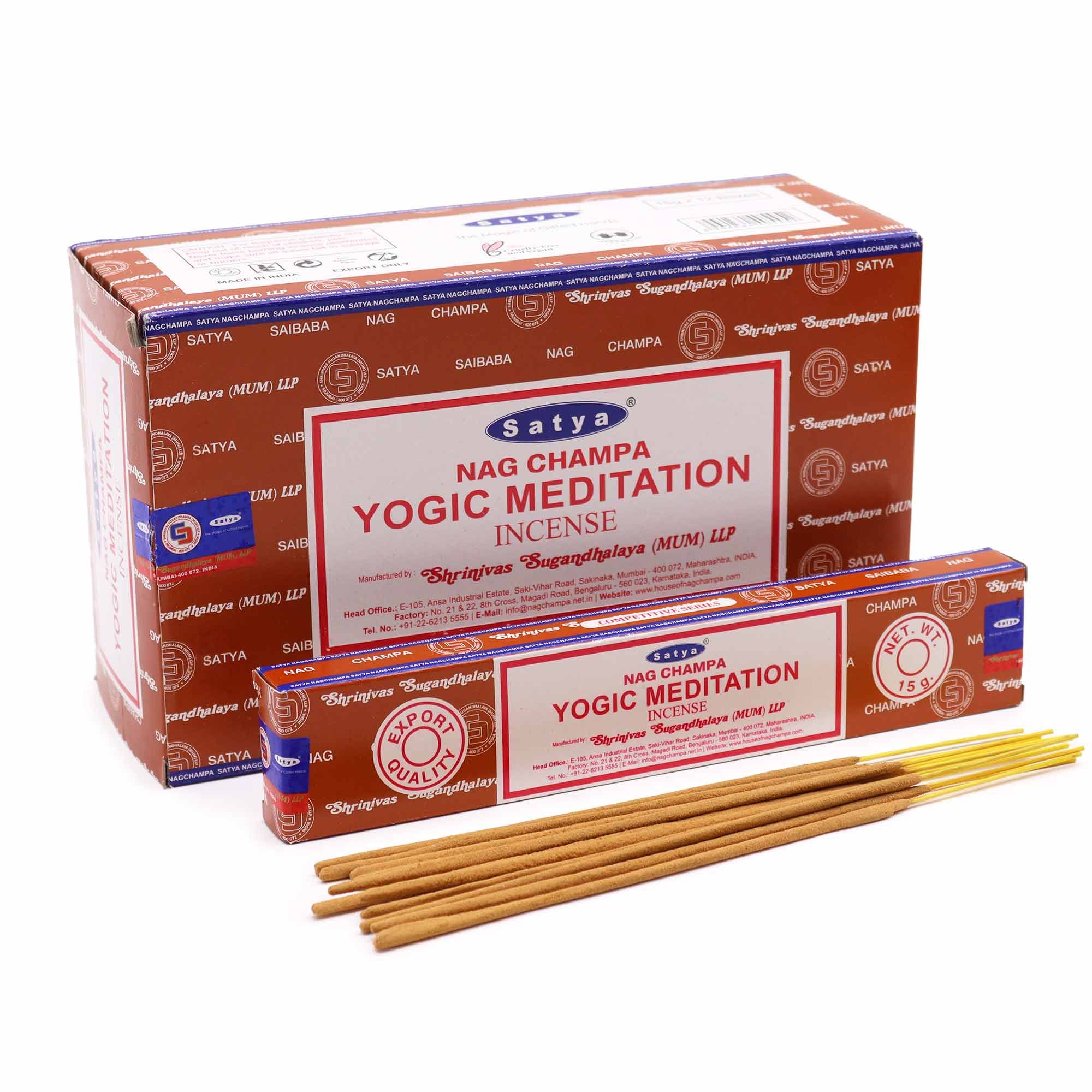 Satya Incense Sticks 15g - Yogic Meditation - Image 2