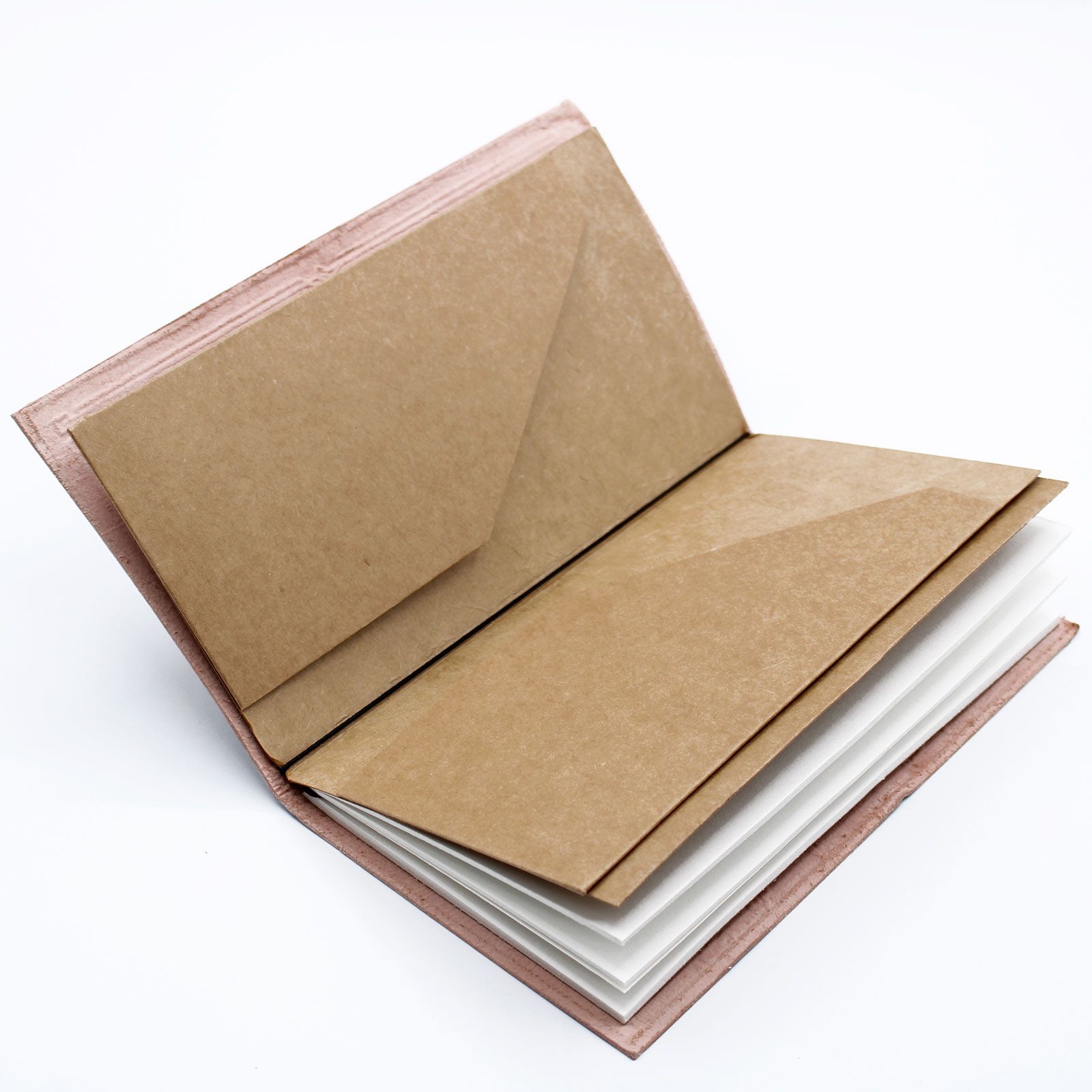 Handmade Leather Journal - Be the Change - Brown (80 pages) - Image 3